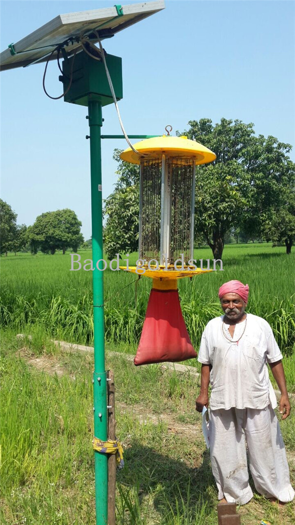 High Efficient Solar Insect Killing Lamp for Poultry Fruits