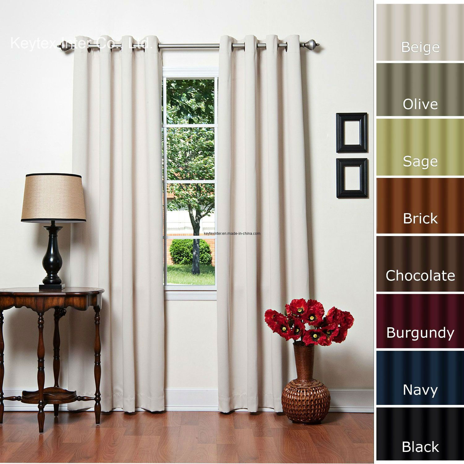 Blackout Window Treatments Curtains Decorations (C11802)