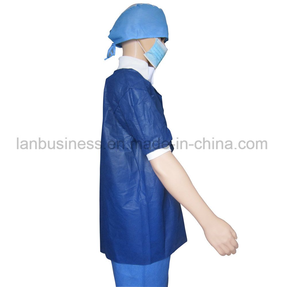 Wholesale Spunbonded Polypropylene Disposable Lab Coats