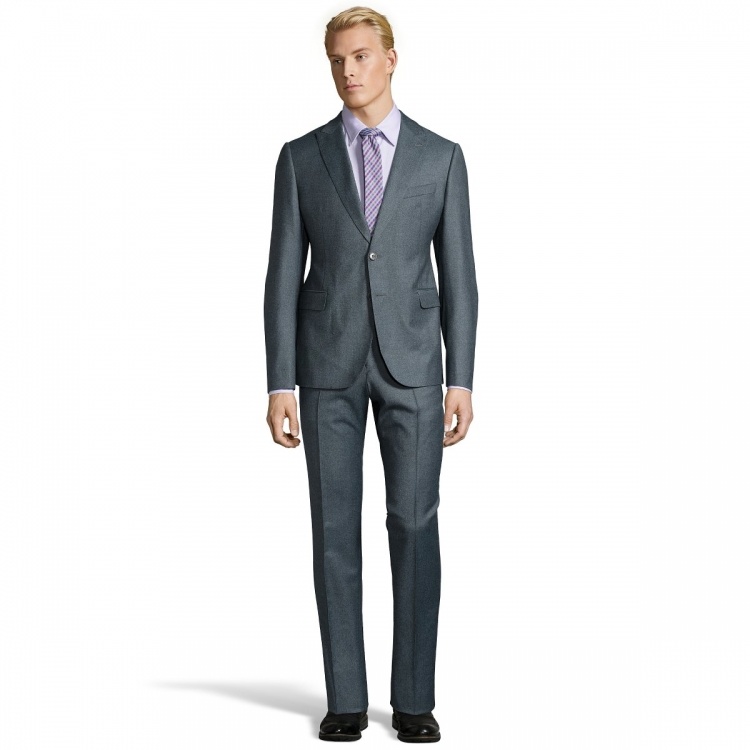 Fashion Stylish Italian Wool Fabric Made to Measure High Quality Elegant Men's Dress Suit. Suit41802