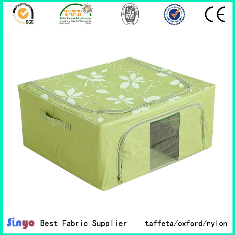 PVC Laminated Oxford 600d Polyester Fabric for Furniture Storage Box