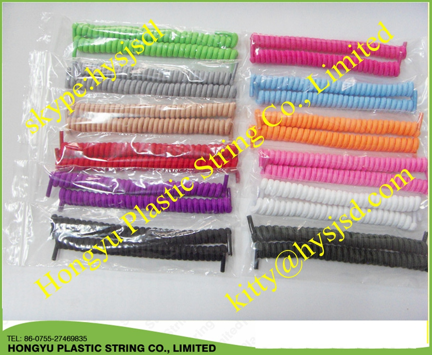 Curly Elastic Lace/Spring Elastic Shoelace/No Tie Shoelace