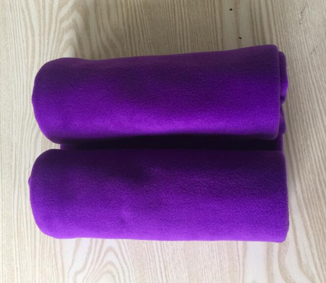100% Polyester Anti Pilling Plain Color Polar Fleece Blanket