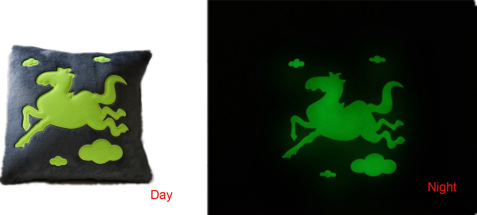 Luminous car soft plush cushion