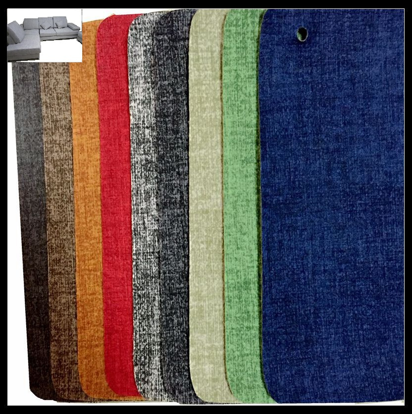 Woven Pattern PVC Leahter Synthetic Leather for Furniture, Sofa