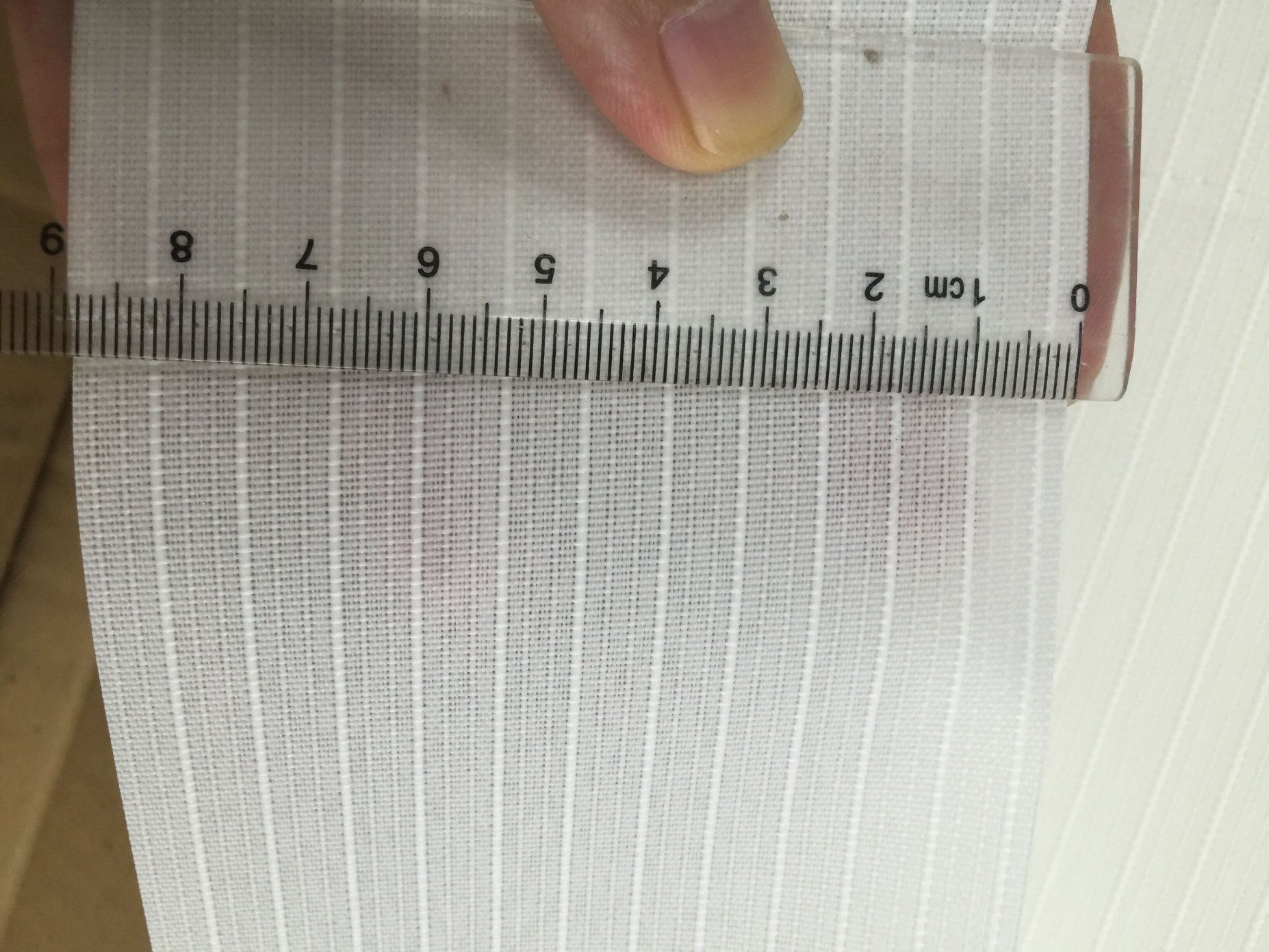 Vertical Blinds Fabric White Color