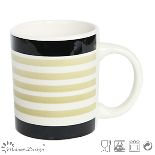 Handpainted Color Circle Ceramic Mug