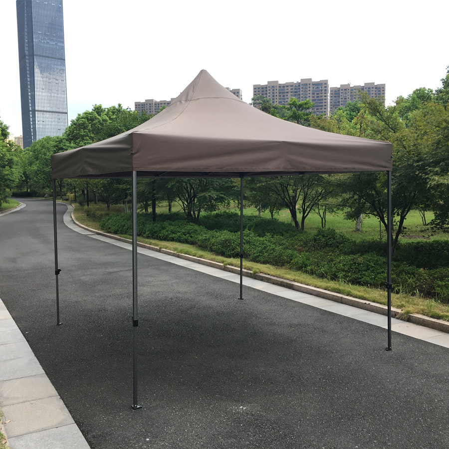 3X3m Coffee Red Top Outdoor Folding Canopy Pop up Gazebo
