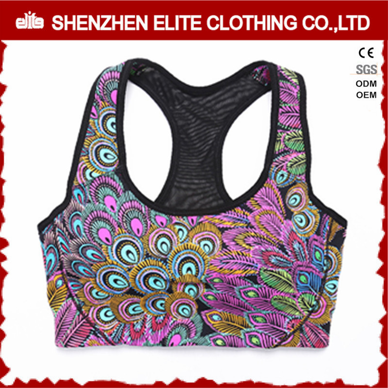 Custom Sublimation Printing Polyester Sports Bra