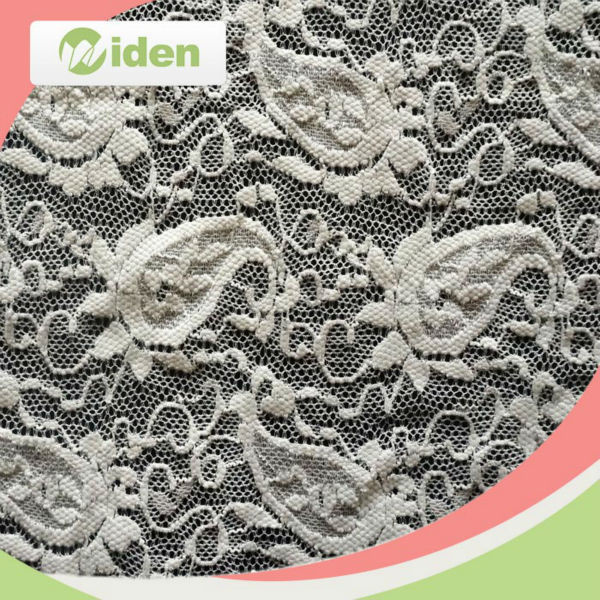 Sell Online Nylon and Spandex Composition Elastic Lycra Lace Fabric