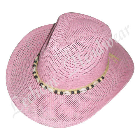 Fahison Cowboy Seagrass Straw Bucket Hat