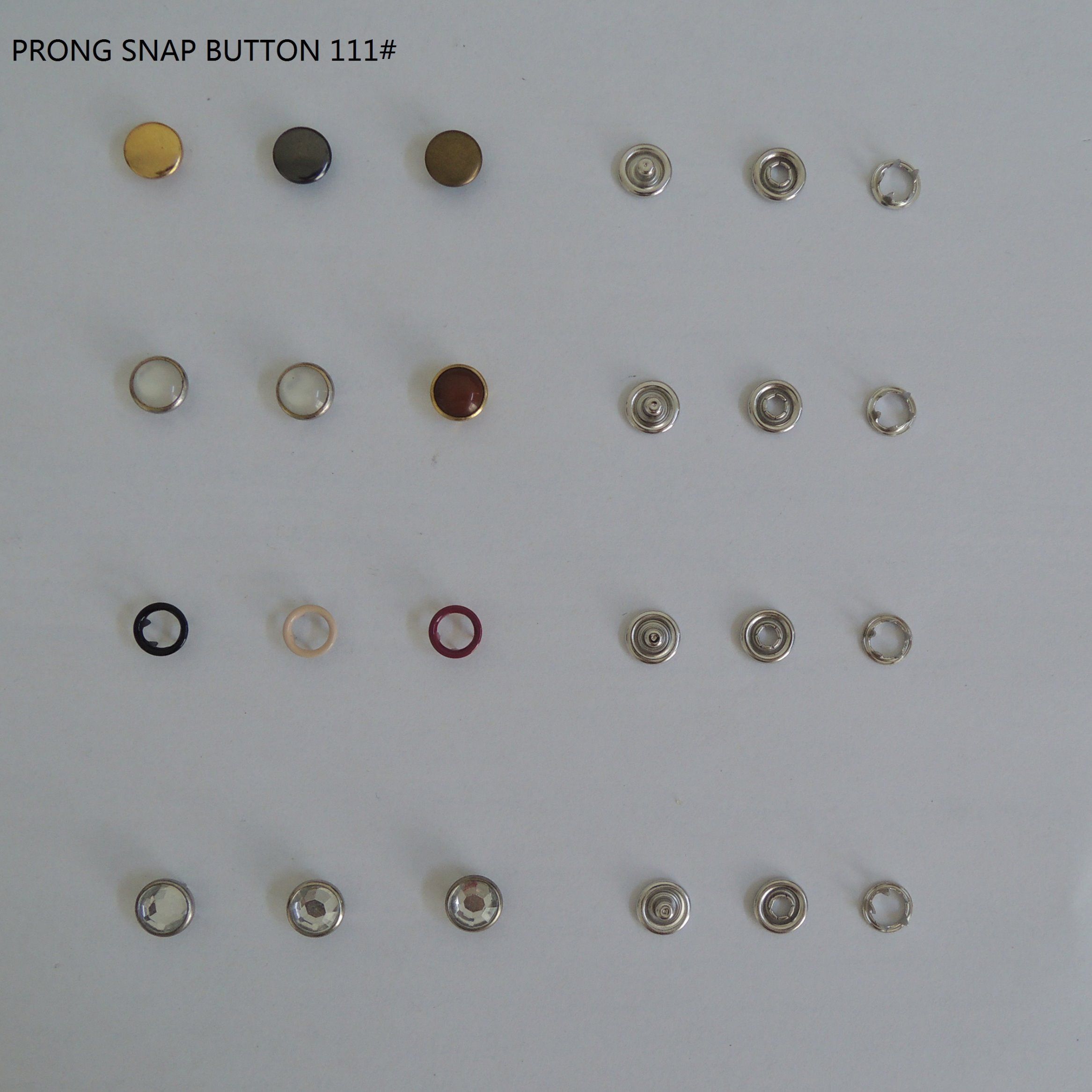 Colorful and Multiple Function Prong Snap Button (111#)
