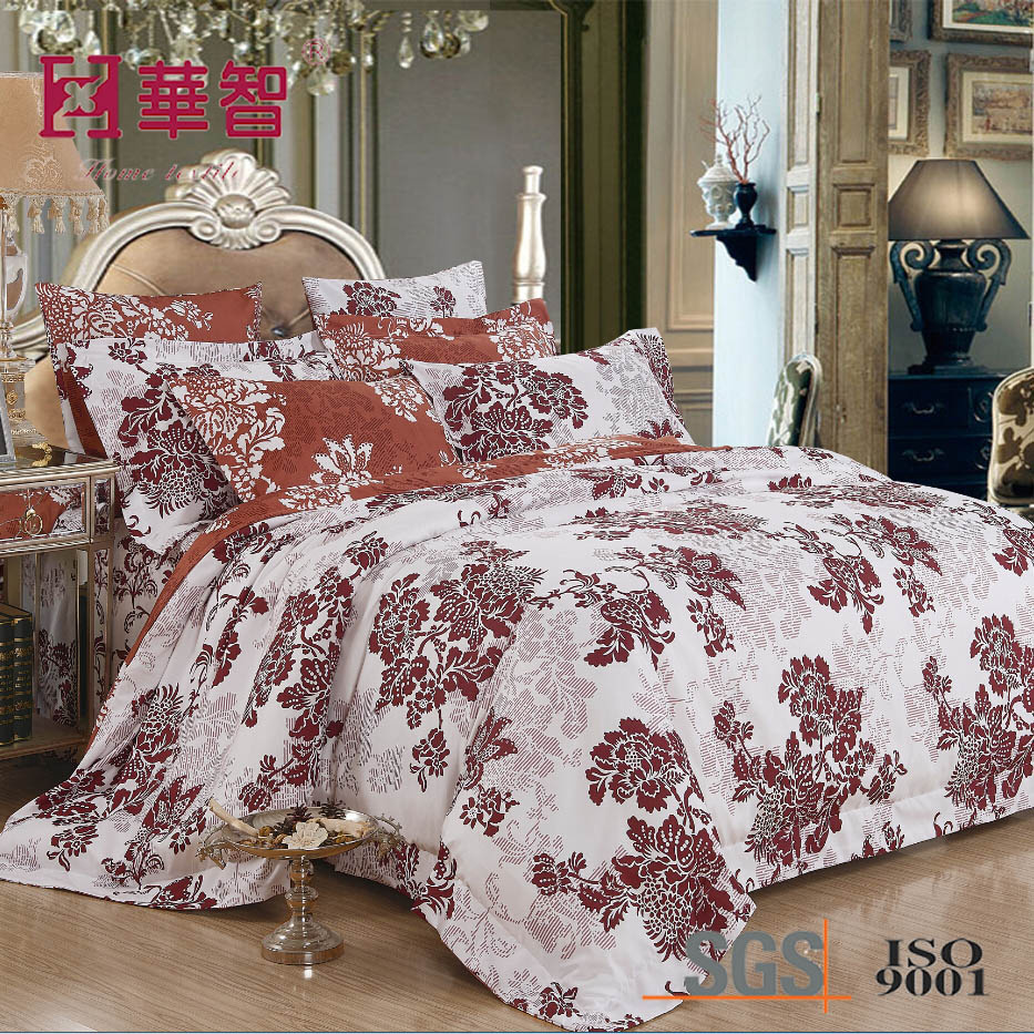 Pigment Print Polyester Bedding Sets 4PCS