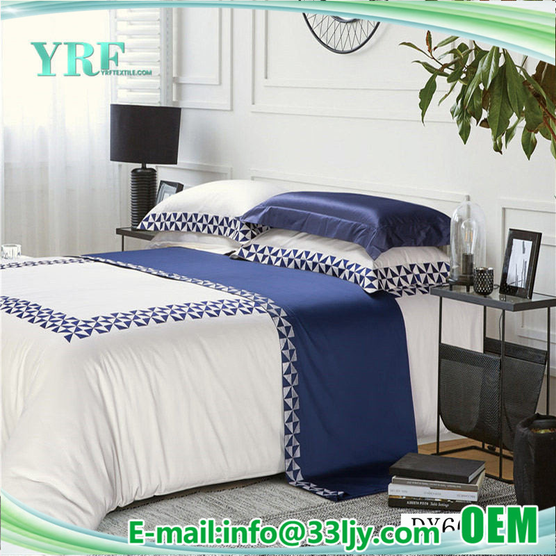 Customized Discount Villa Double Cotton Sheet Sets