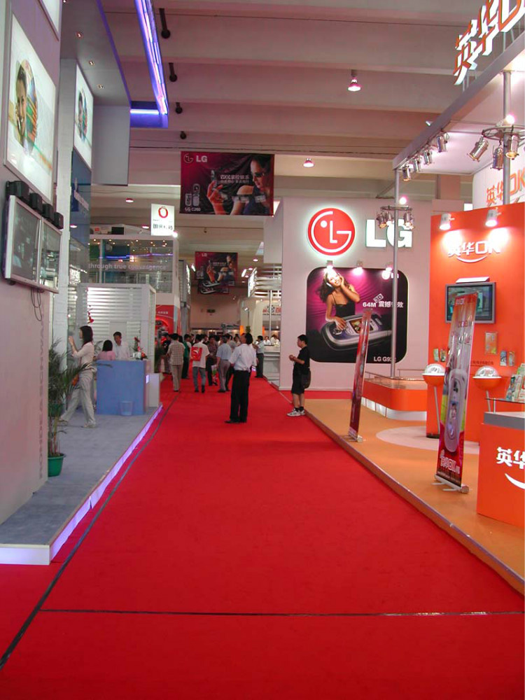Plain Surface Exhibition Event Carpet