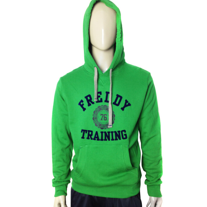 Spring/Autumn Men's Outdoor Print Hoody Fleece Jacket