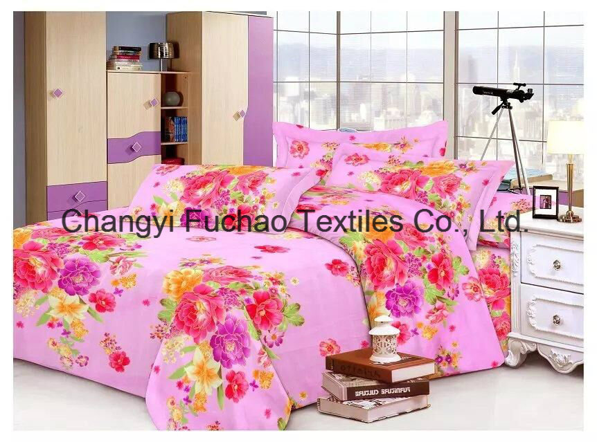 Poly/Cotton King Size High Quality Home Textile Bed Sheet