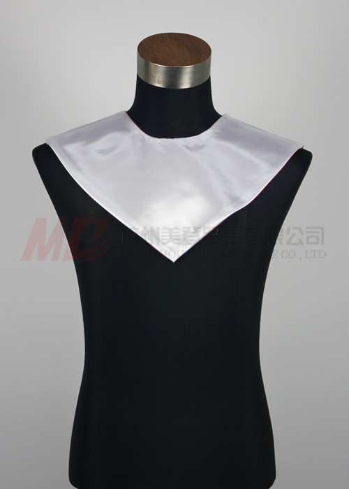 Pure White V-Stoles for Graduation