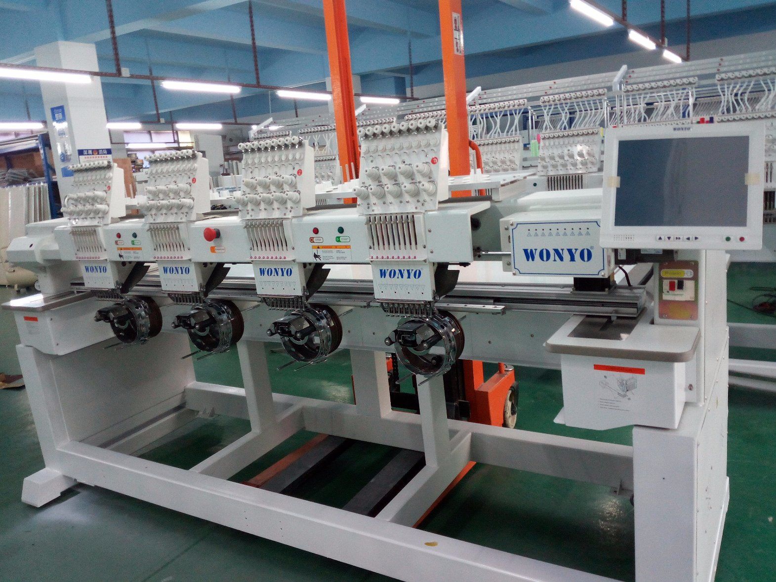 4 Head Computerized Mixed Cap Embroidery Machine