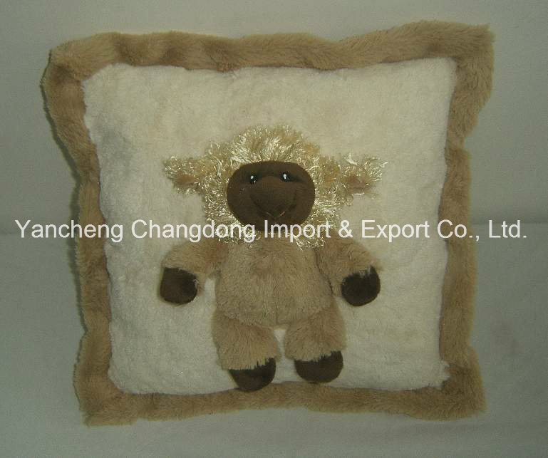 Plush Soft Square Sheep Cushion