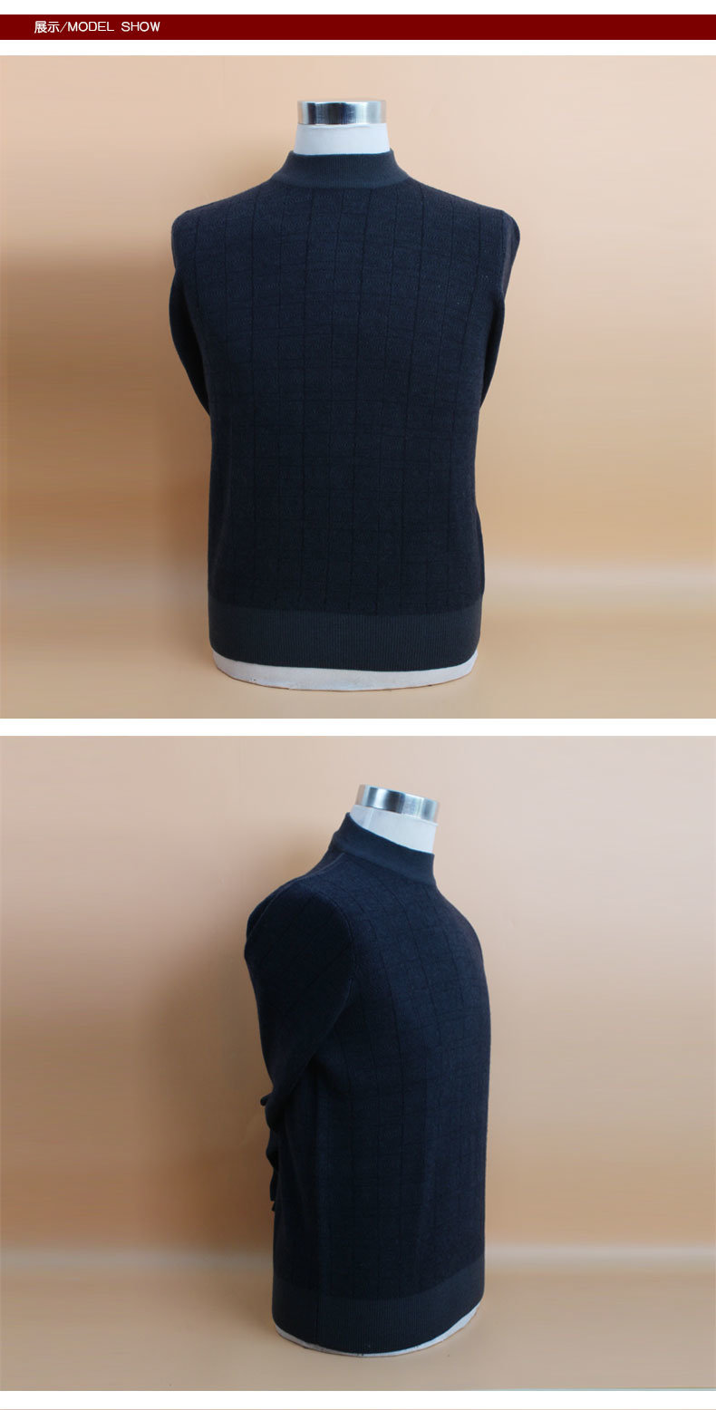 Yak Wool /Cashmre Round Neck Pullover Long Sleeve Sweater/Garment/Clothes/Knitwear