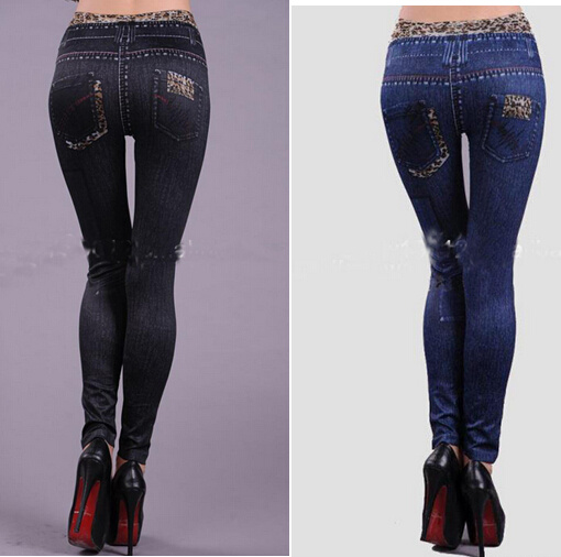 Fashion New Style Plus Size Printed Seamless Jeggings (20233-1)