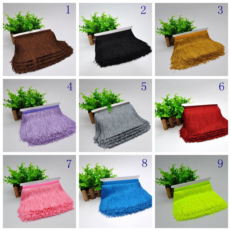 15cm High Quality Thickness Polyester Fringe for Dress