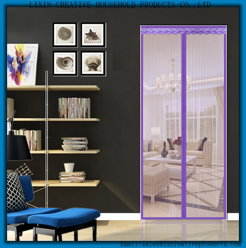 Instant Screen Door Mosquito Net Magnetic Door Curtain Fly Screen Door
