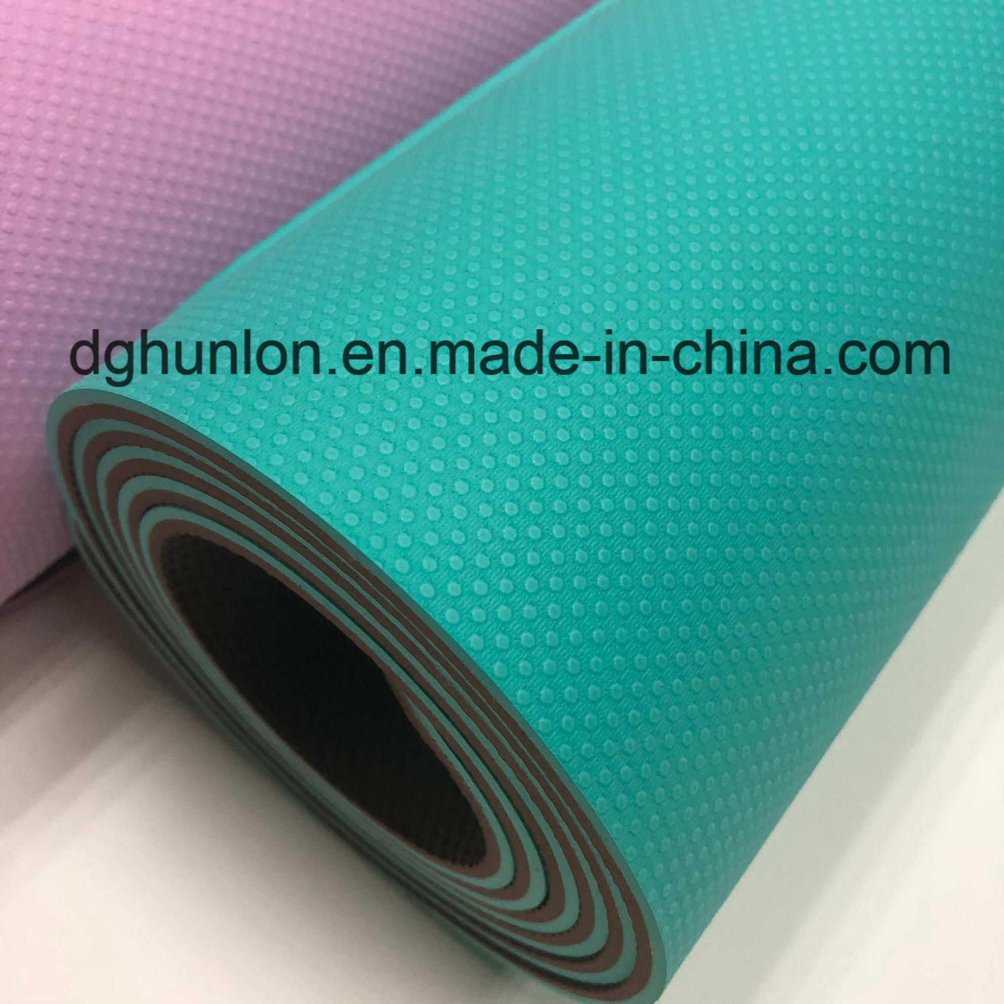 Eco-Friendly Anti Slip Soft TPE Rubber Floding Yoga Mat