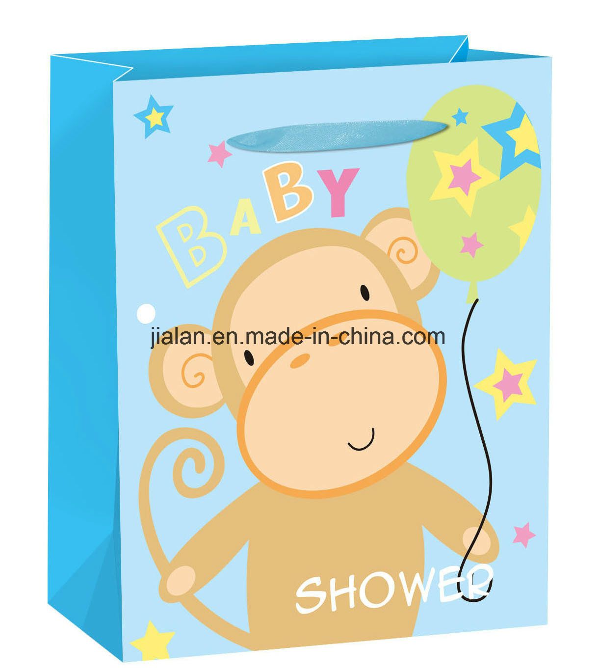3D Gift Paper Bag with Tag From Yiwu Supplier