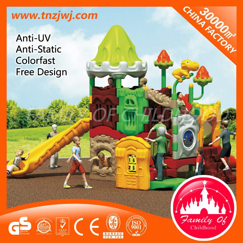 Children Plastic Playground Structure Outdoor Slide