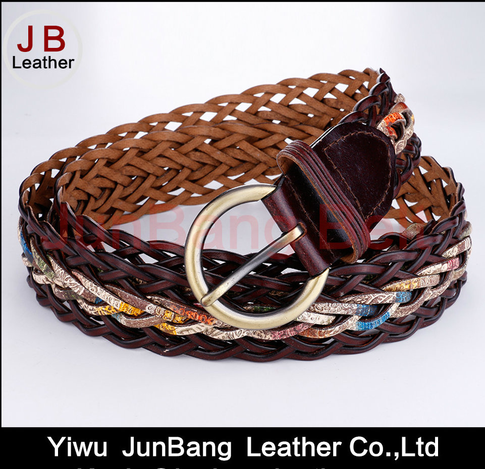 Women's German Bond Braided Leather Belt