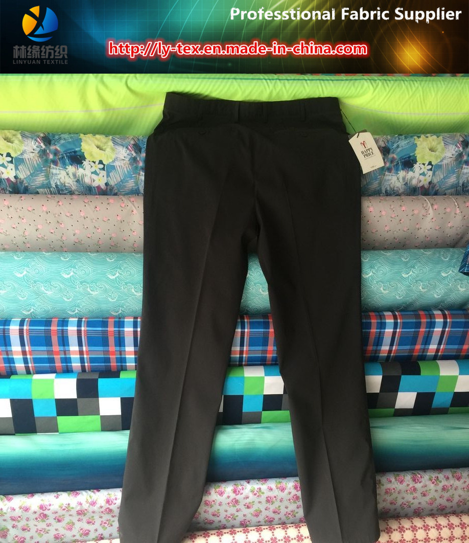 Polyester T400 Stretch Compund Fabric for Suit Pants