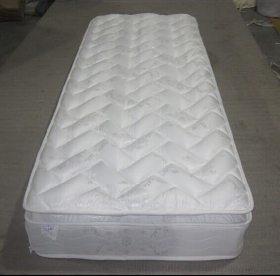 Single Comforable Boxing Spring Pillow-Top Mattress