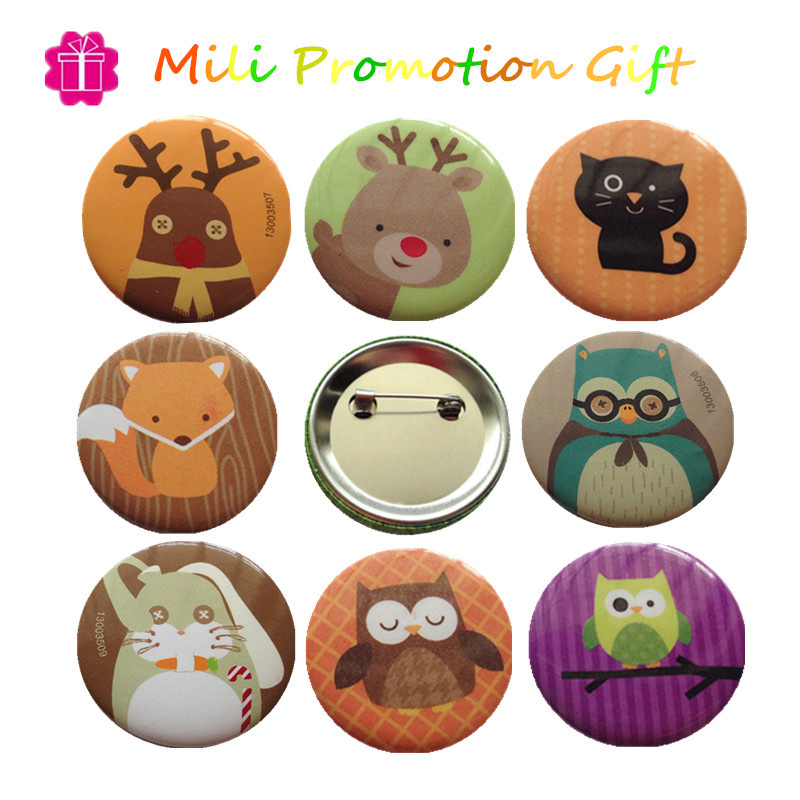 Hot Custom Metal Pin Badge Tin Button Badge for Party