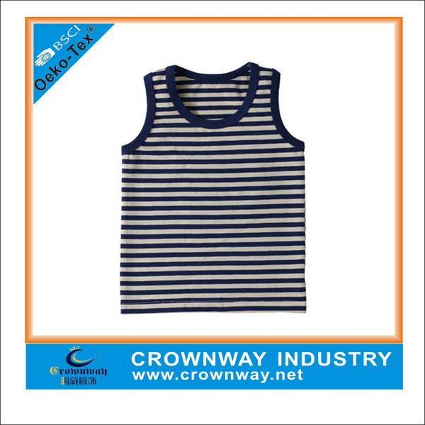 100% Cotton Knitting Pattern Boy Vest Top