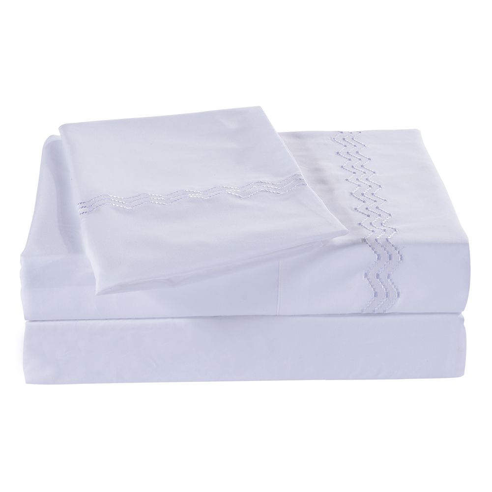 4 PCS Solid Color Microfiber Bedding Bed Sheets