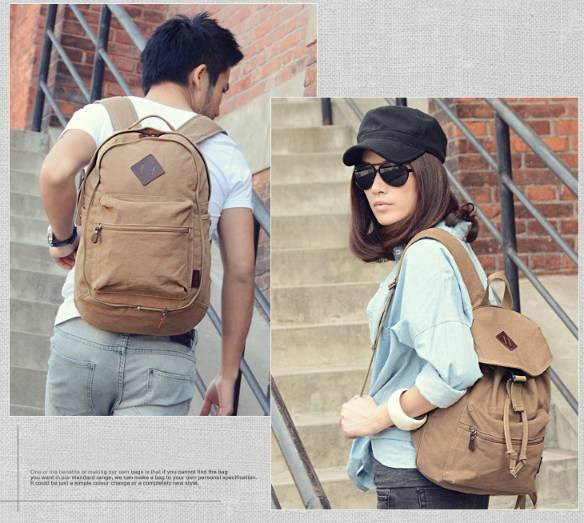 2016 Newest Custom Fashion Couple Backpack Sh-15122104