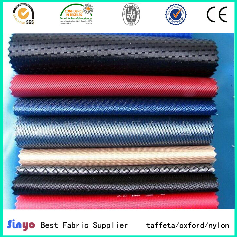 Dobby Fabric 420d Polyester Oxford Fabric with PU Coating