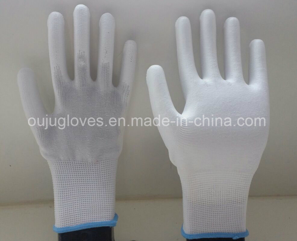 PU Coated Nylon Working Gloves with Ce