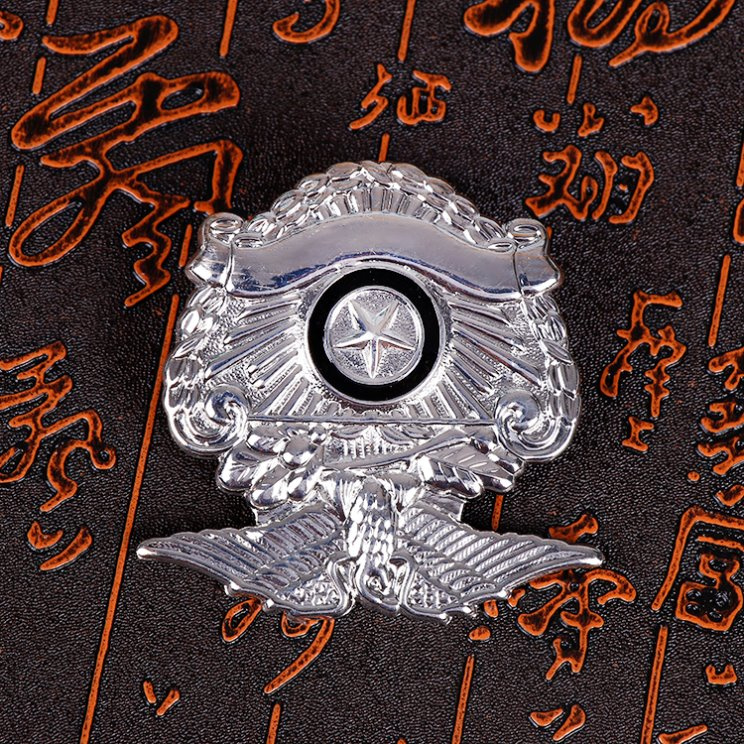 Customized Silver Eagle Wing Badge