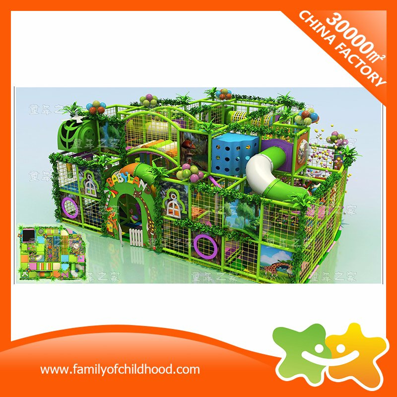 Forest Indoor Playground Theme Jungle Children Soft Playground for Sale