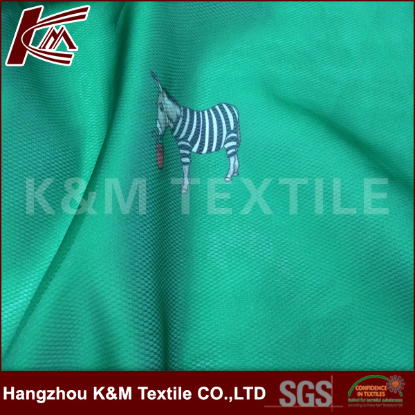 100% Polyester Customized Plain Dyed Rib Printed Fabric