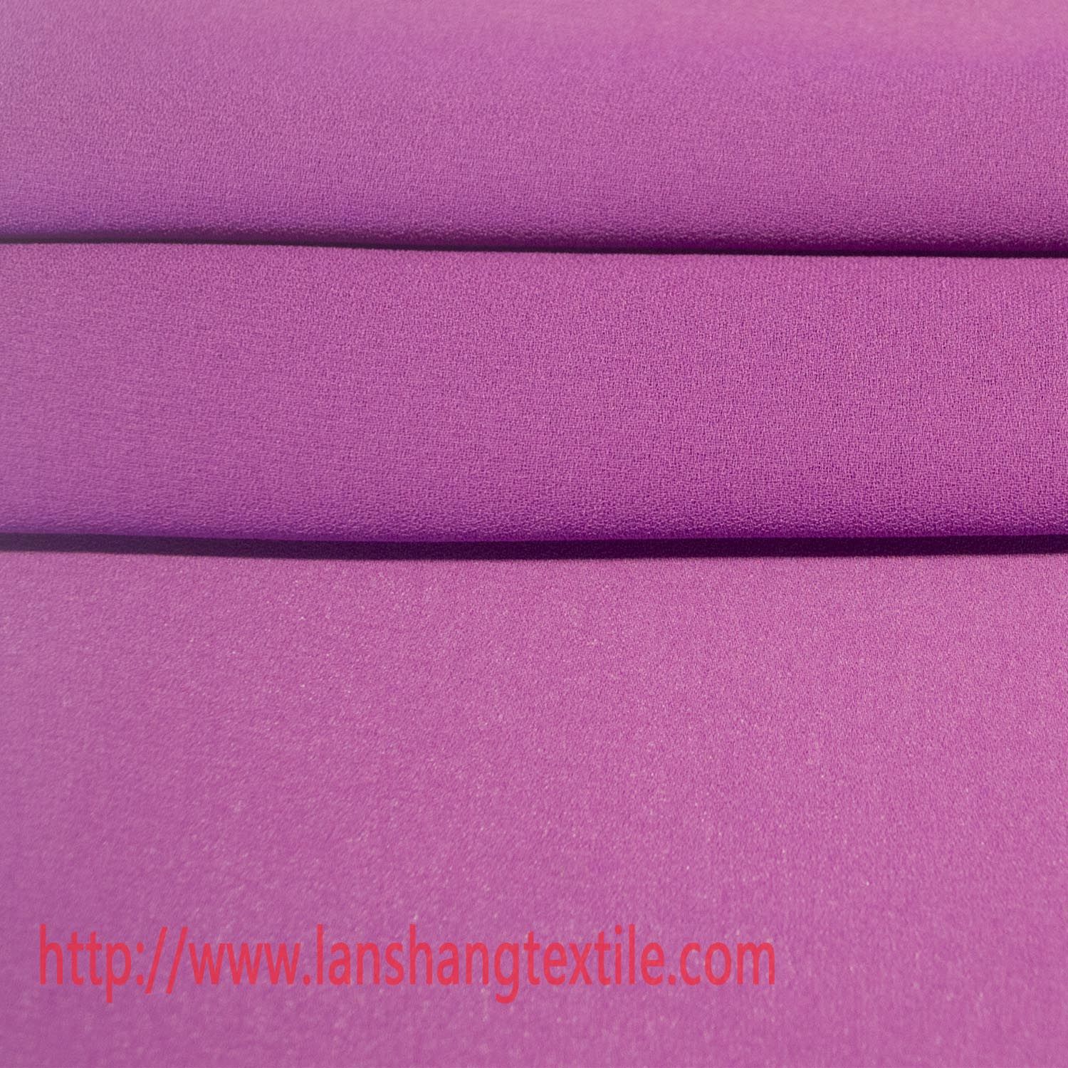 Garment Fabric Plain Dyed Polyester Fabric for Ladies Dress, Coat, Blouse, Scarf