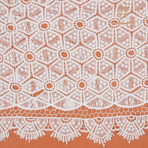 New Hot Sale Two Tone100 Polyester Embroidery Lace Fabric