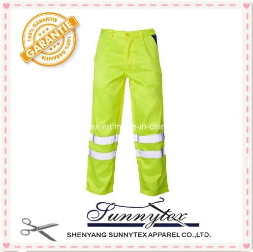Hi Vis Reflective Stripes Long Uniform Pants