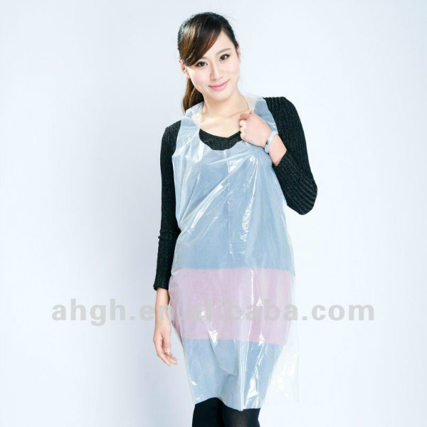 Disposable Plastic Apron Clear Polyethylene Apron