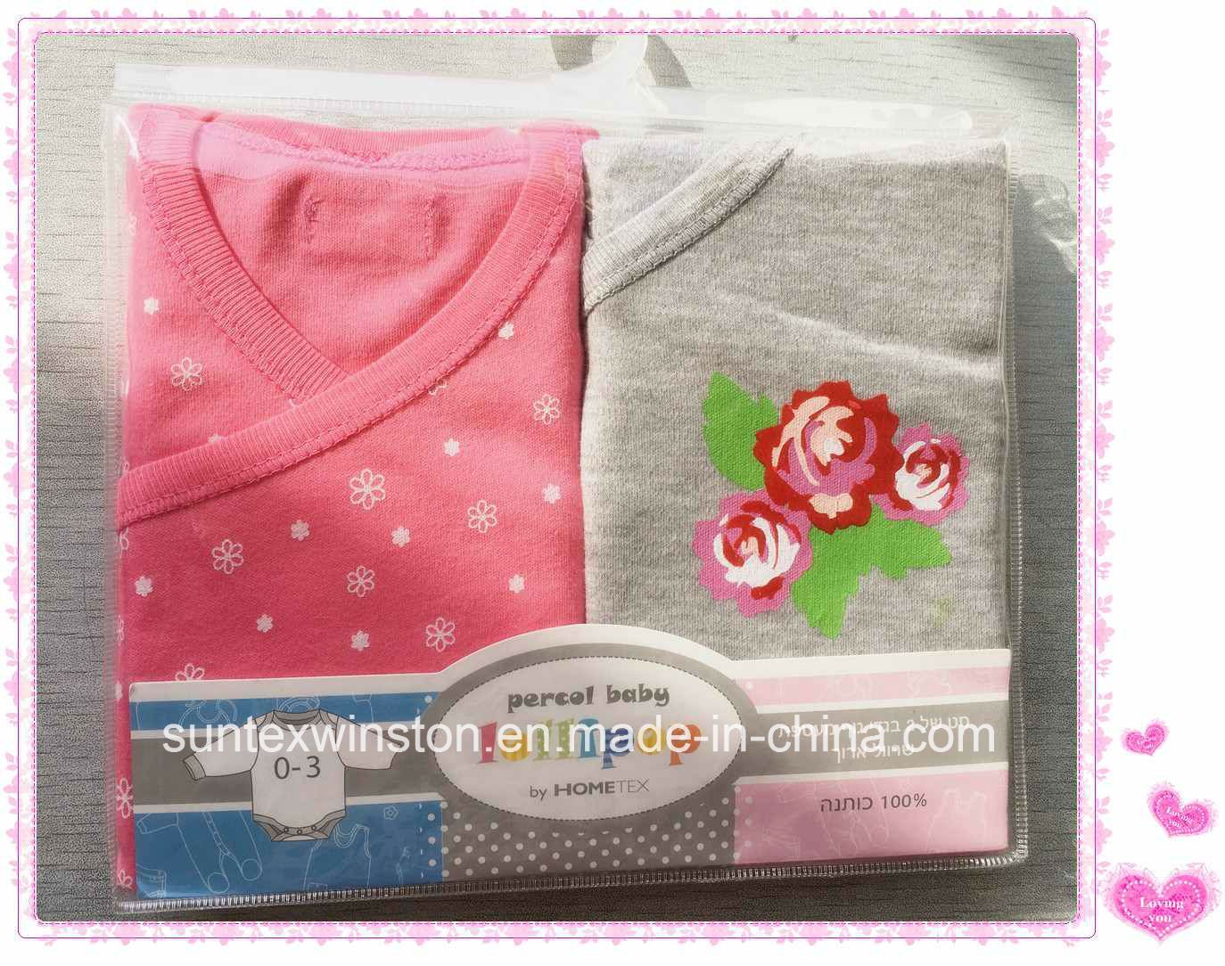 High Quality Soft Cotton Plain Wholesale Baby Romper Set