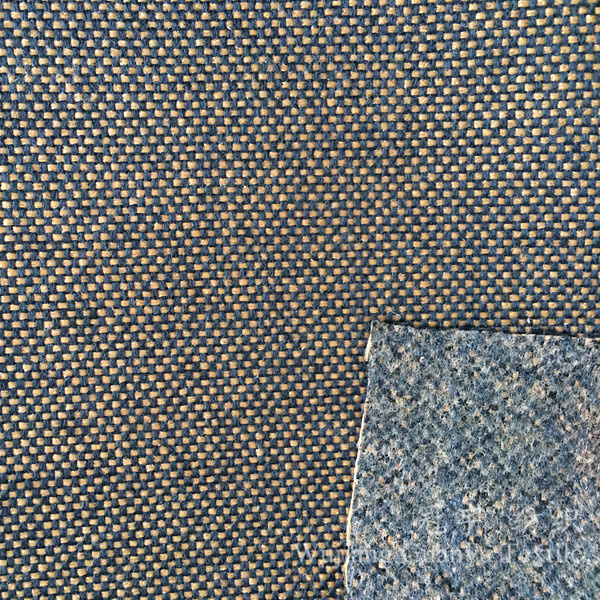 Decorative Linen Fabric 100% Polyester Home Textile Coated with Backing