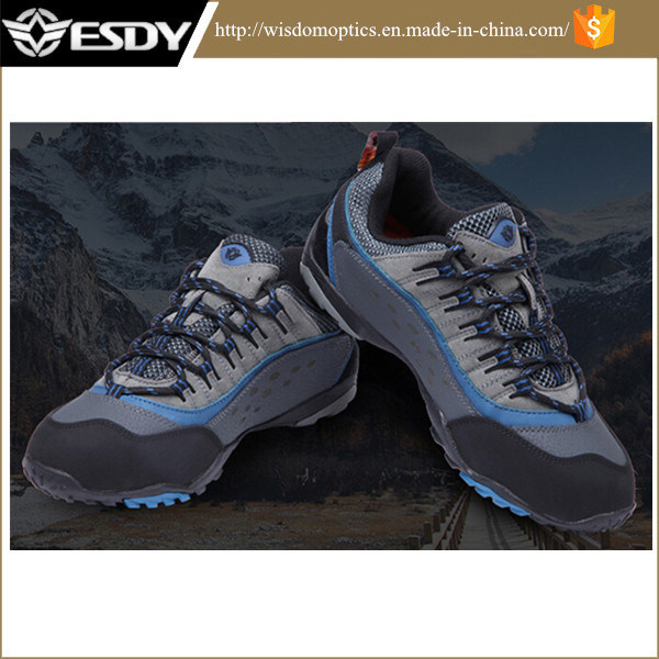 Hiking Shoes Resistant Boots Military Physical Training Blue Color